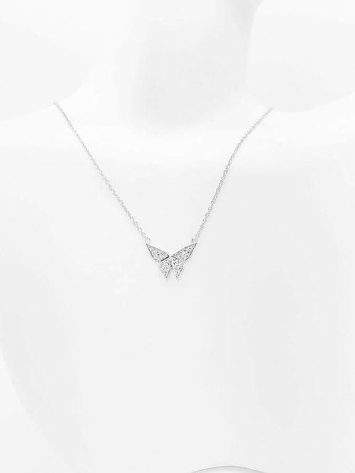 CZ BUTTERFLY NECKLACE