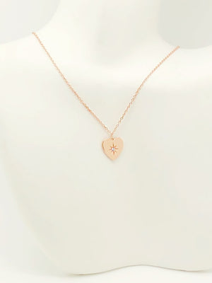 My Heart Cz Necklace