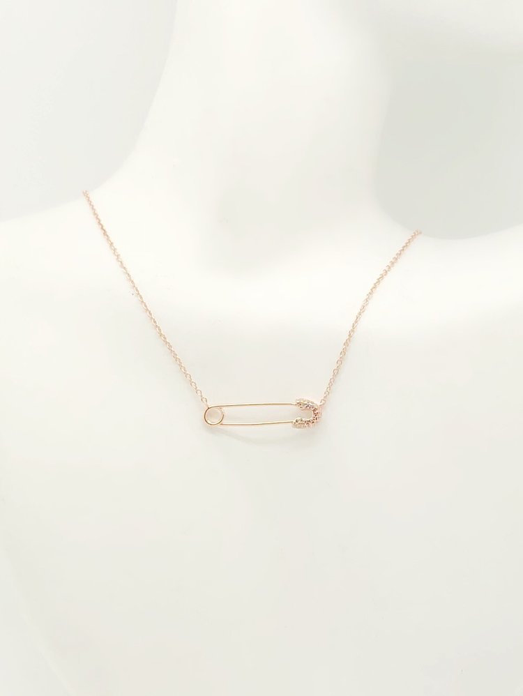 Safety Pin Necklace