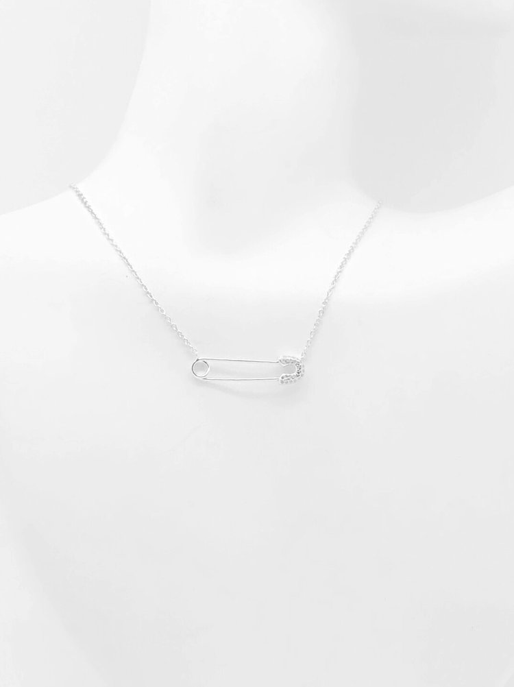 Safety Pin Necklace