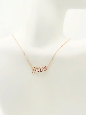 BASIC "LOVE" NECKLACE