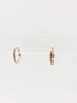 14.5MM CZ HOOP EARRINGS