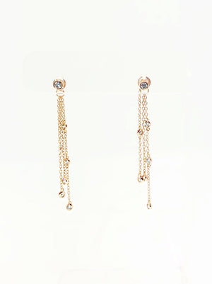 7-CZ SHAKER DROP EARRING