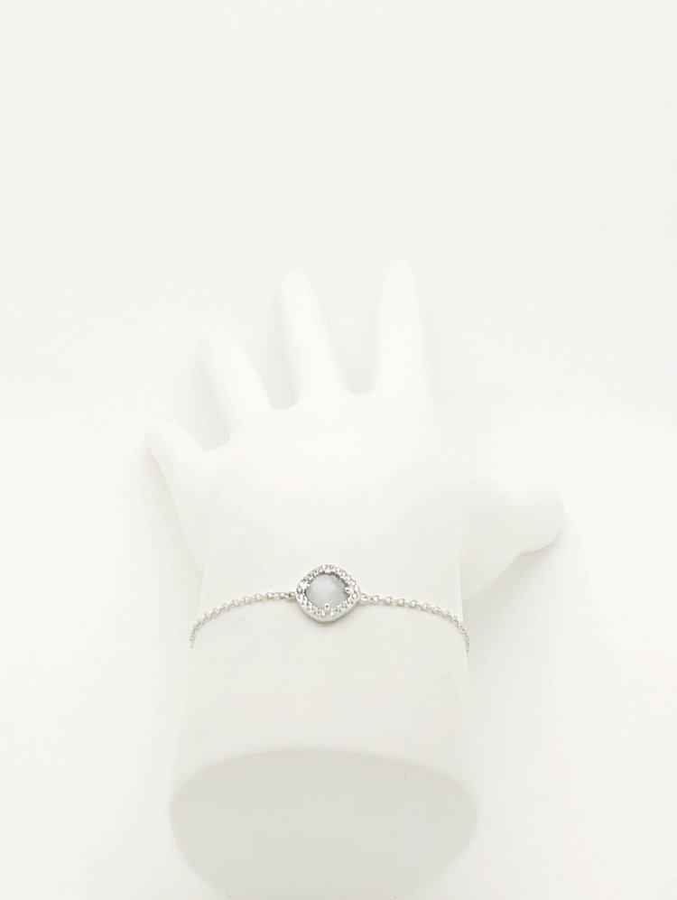 Round Stone Cz Bracelet