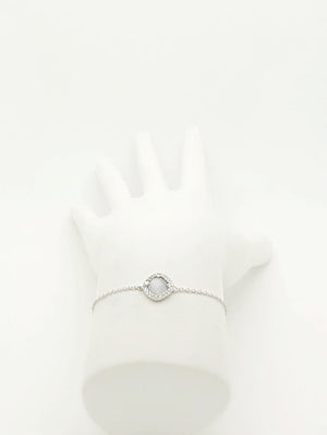 Round Stone Cz Bracelet