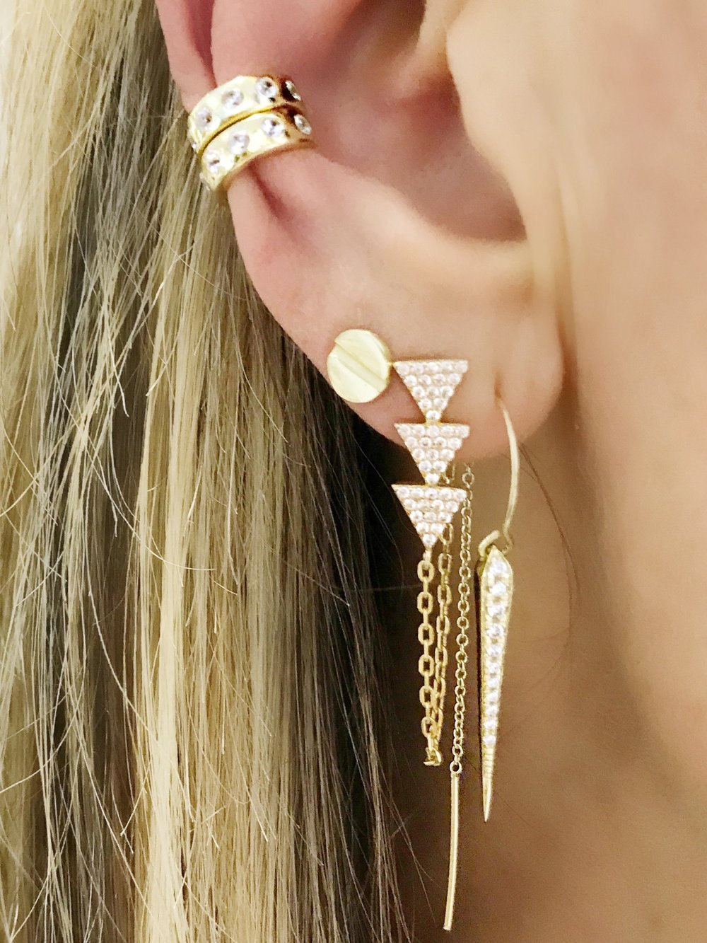 MULTI CZ EAR CUFF