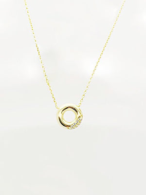 CZ DONUT NECKLACE