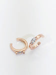 SINGLE DIAMOND-SHAPED CZ EAR CUFFS