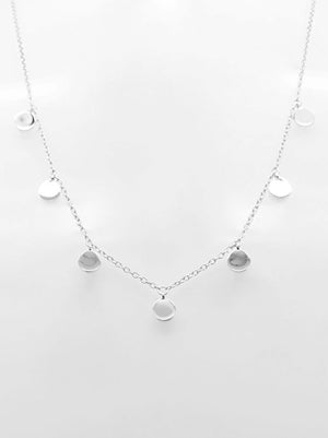 Disc Choker Shaker Necklace