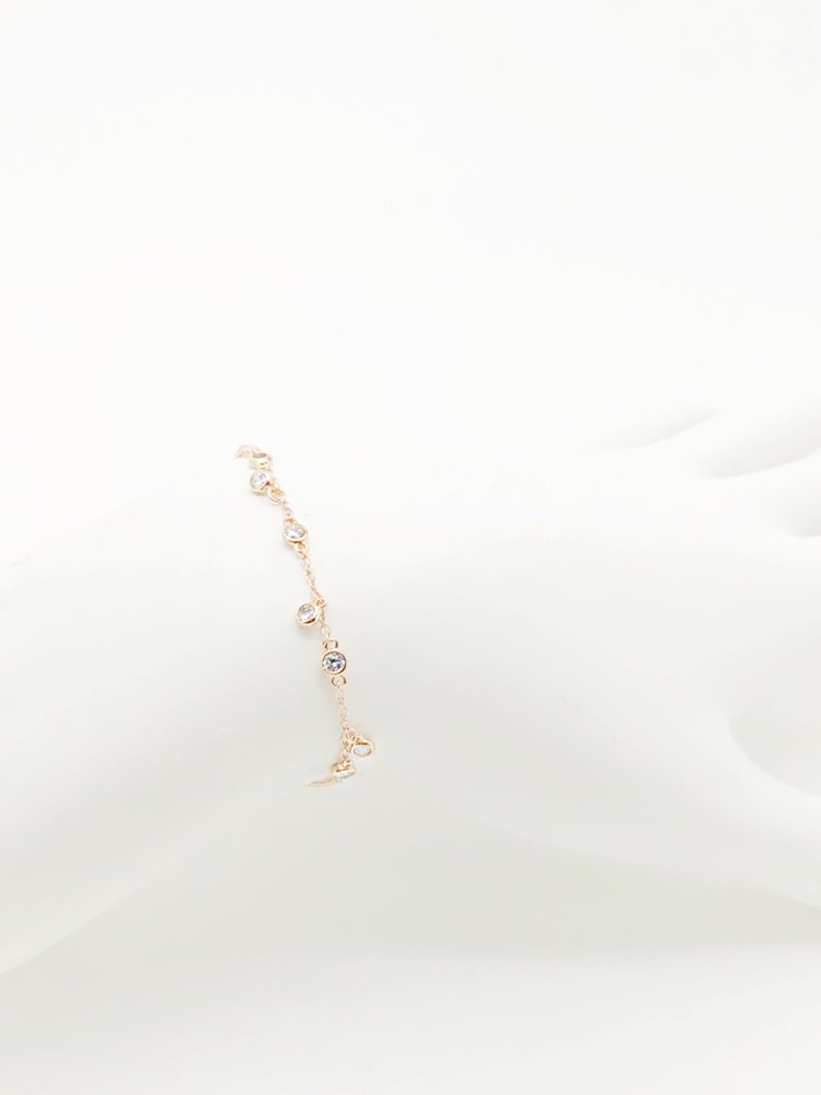 Dainty Cz Shaker Bracelet