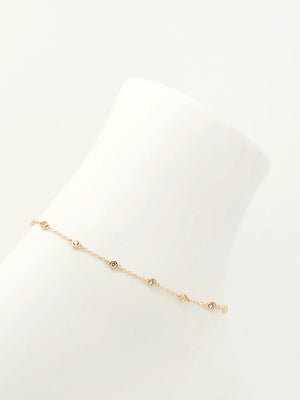 Dainty Cz Anklet