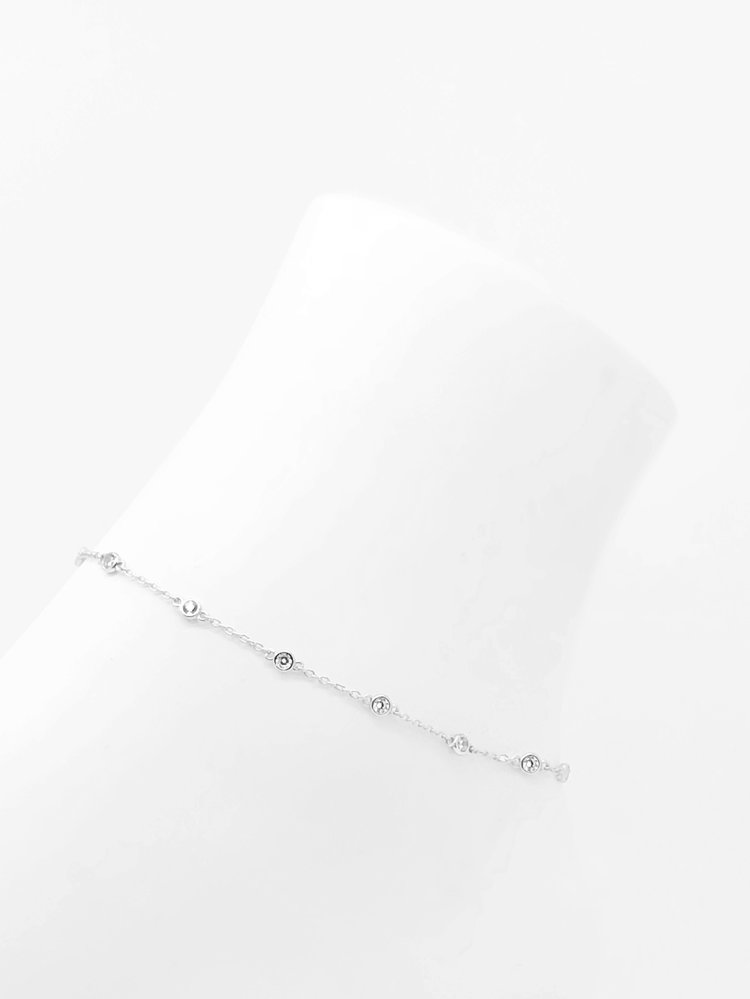 Dainty Cz Anklet