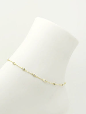 Dainty Cz Anklet