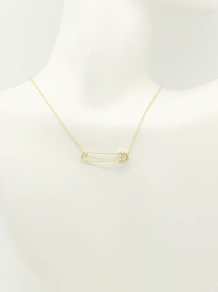 Safety Pin Necklace