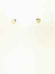 BASIC HEART HIGH POLISHED STUDS