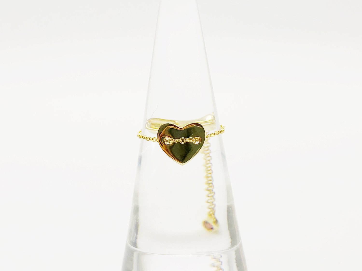 Adjustable Heart Ring