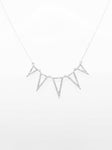 Triangle Cz Necklace